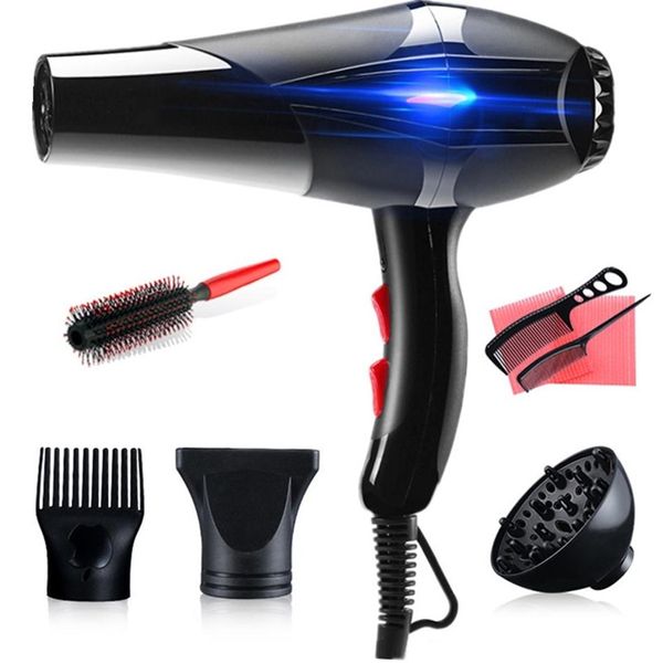 

professional 3200w hair dryer barber salon styling tools cold air blow houshold quick dry electric hairdryer secador 211224322h