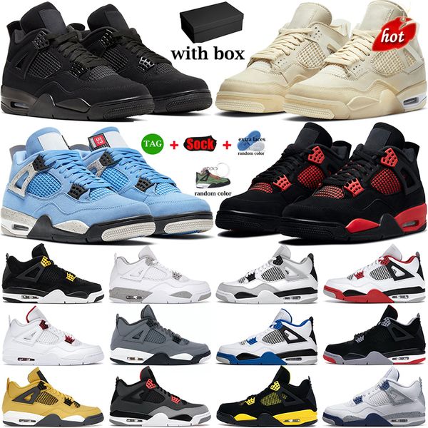 

og 4 men basketball shoes women 4s red thunder black cat white oreo dark marina blue mocha university banned mens outdoor sports sneakers