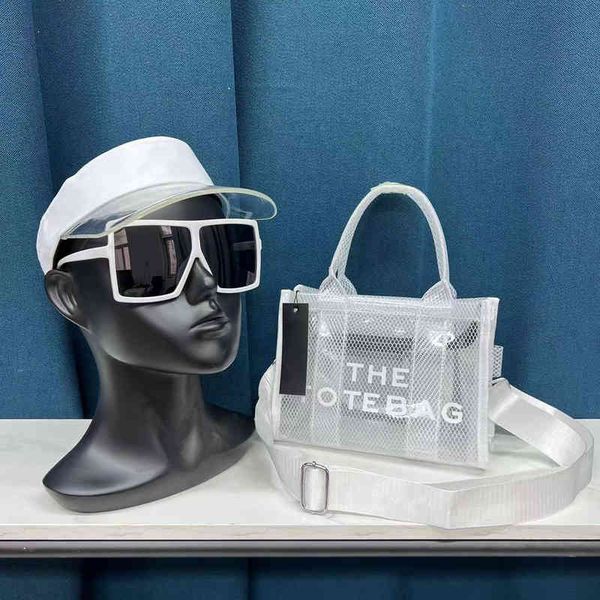 

female 2022 new summer small pvc tote shoulder bag trend msenger bag