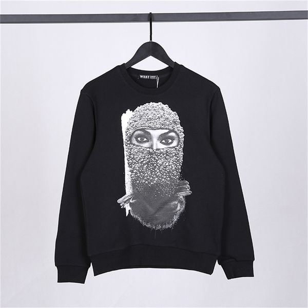 

mens hoodies sweatshirts fleece hoodie fashion hip hop streetwear high street sweatshirt womens couple outfit pullover good quality designer, Black