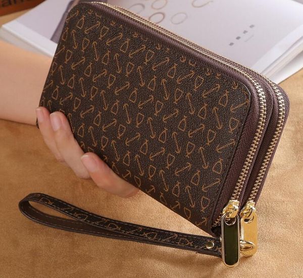 

designer women man print long wallets geometric clutch bags card zip fashion luxury hasp lady phone coin purse multi funcito handbags docume, Red;black