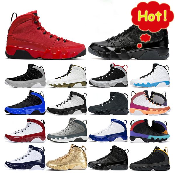 

mens basketball shoes jumpman 9 9s gym chile red university gold racer blue reflective motorboat black white do it change the world unc men