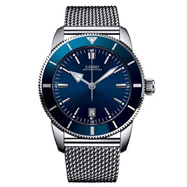 

black blue ceramic automatic mechanical men watch 555 666 777 888, Slivery;brown