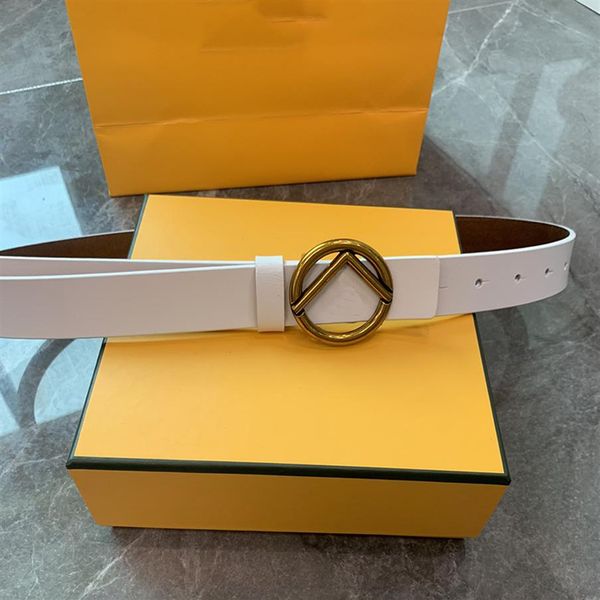 

designer belt women genuine leather luxury belts for men fashion gold buckle waistband letter f 2 8cm width with box 280e, Black;brown