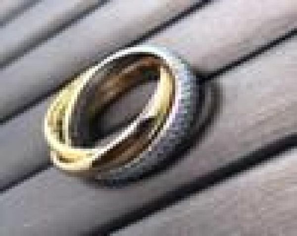 

trinity ring series luxury brand official reproductions classic style q, Silver