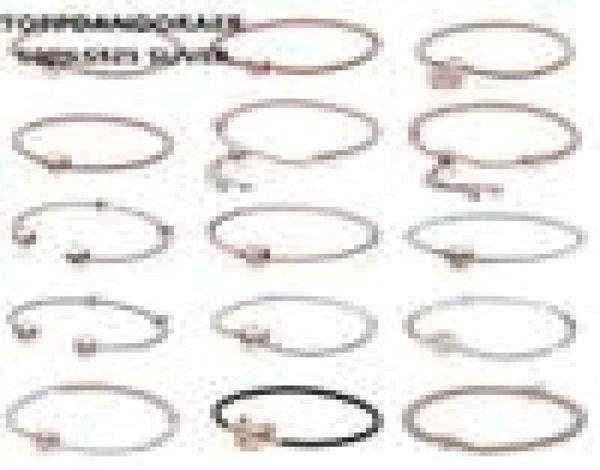 

rose gold s925 silver heartshaped basic chain fit original charm pandoraer, Black