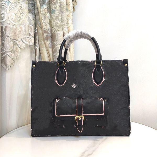 

designer lady hand-held shopping bag canvas large-capacity luxury mother-baby classic fashion famous brand single 34-28-15