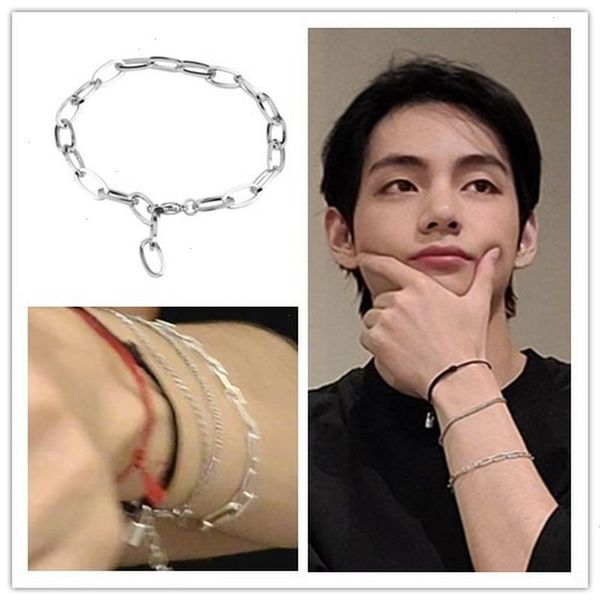 

kpop bangtan boys bracelets v strands same bracelet lovers festival simple couple accessories for men and women wholesale, Black