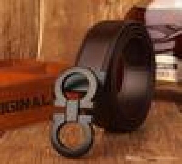 

2022 smooth leather belt luxury belts designer for men big buckle male chas, Black;brown