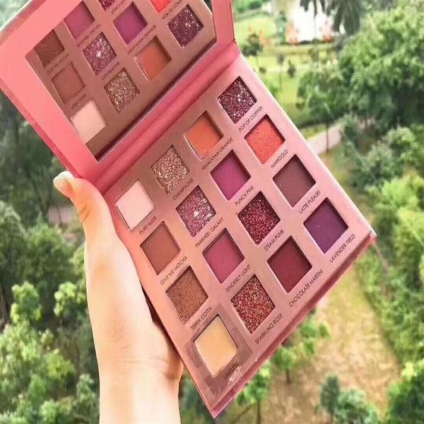 

beauty glazed nude palette matte eyeshadow palette shimmer palette same color with matte smokey contour makeup cosmetic profession325j
