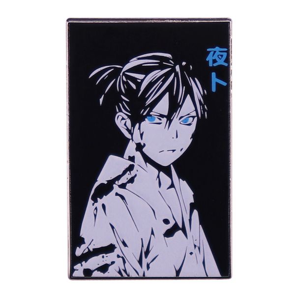 

noragami yato god anime enamel pin badge jewelry, Blue