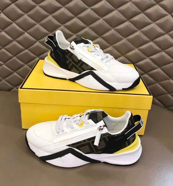 

men professional flow runner trainers shoes zipper rubber mesh lightweight skateboard walking men runner sole sport shoe tech fabrics, Black