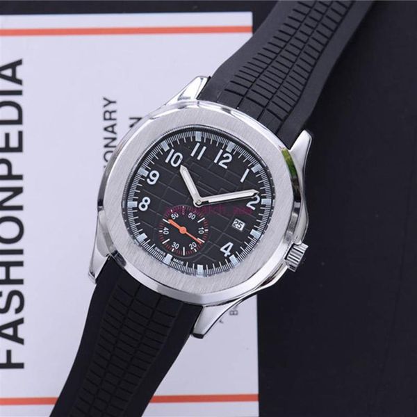 

2021 swiss brand watches for men nautilus quartz watch rubber band small dial move waterproof designer watch orologio319h, Slivery;brown