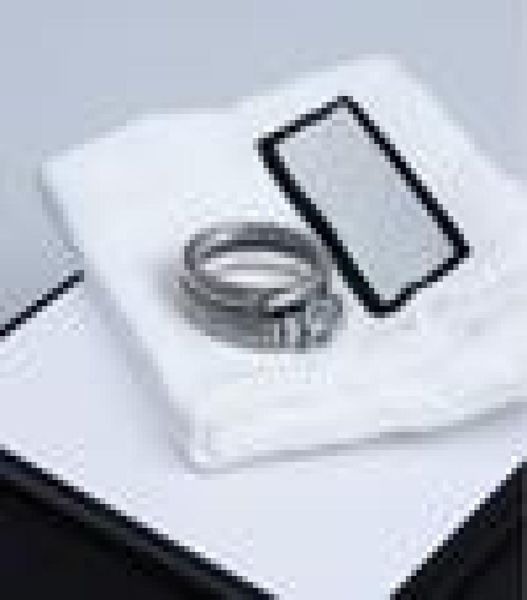 

2020 new mens rings ring width fashion brand vintage ring engr, Silver