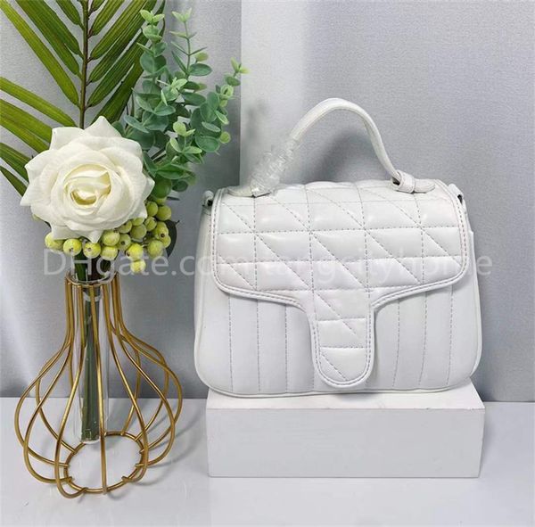 

luxury womens handbag designer classic messenger bags ladies metal chain single-shoulder cross body bag commuter fashion shiny leather lingg