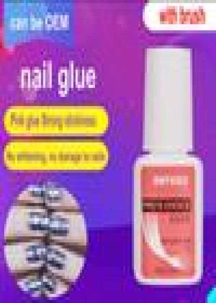 

7g nail glue with brush quick dry whole use for decoration acrylic fake nai, Silver