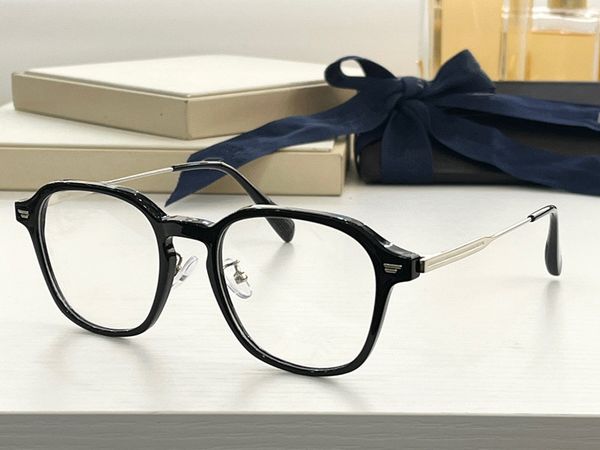 

optical eyeglasses for men and women retro 6037 style anti-blue light lenses full frame random box, White;black