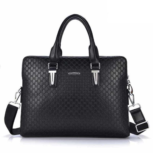 

5a briefcase men business high bags quality 2022 bag fashion designer crossbody pu leather messenger men's
