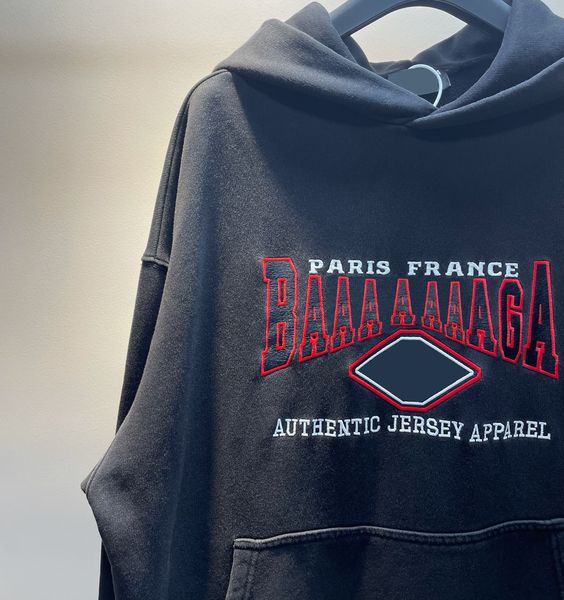 

autumn and winter 2022 new lettering loose casual fashion men's sweater women's pullover cotton sportswear, Black