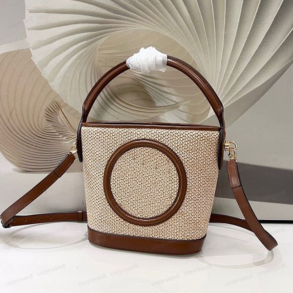 

weave bucket bag luxury designer crossbody shoulder bags handbag women's fashion leather handbags handbag wholesale removable shoulders