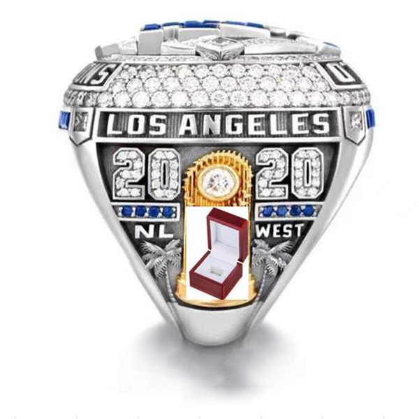 

2021 whole 2020 la championship ring rings dodge rs fashion champion ring fan gift whole drop 2540, Golden;silver