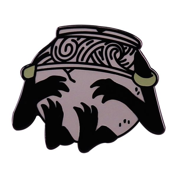 

elden ring pot boy pins video game nerdy gamer brooch badge, Blue