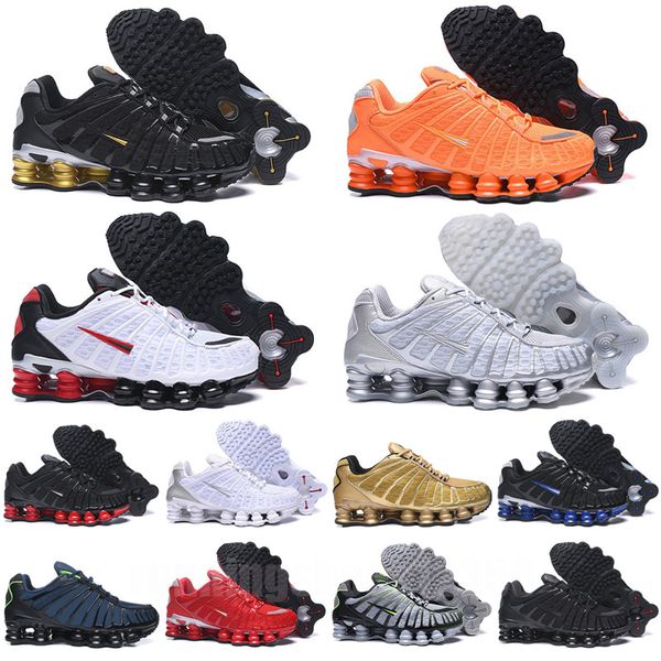 

sho tl r4 safety shoes men women triple white silver red platinum mens womens trainers sports sneakers 36-46, Black;brown