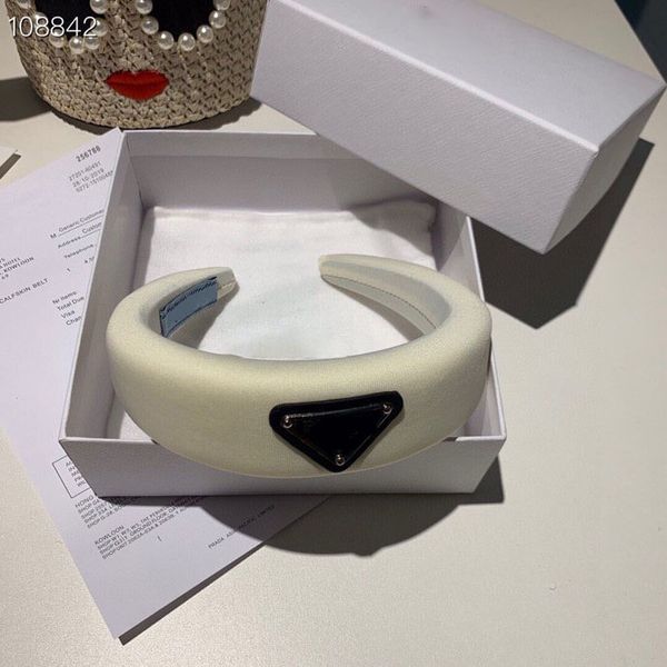 

headbands hair jewelry luxury designer sponge bands for women girl brand elastic letter p headband sports fitness head wrap, Silver