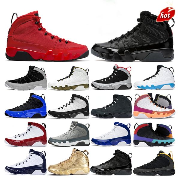 

mens basketball shoes jumpman 9 9s gym chile red university gold racer blue reflective motorboat black white do it change the world unc men