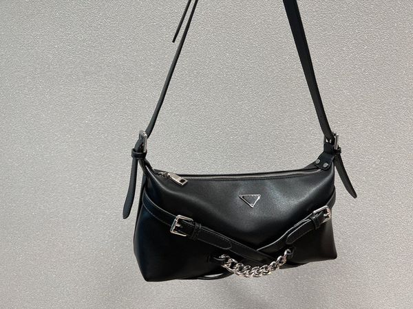 

designer handbag shoulder chain bag clutch flap totes bags wallet solid hasp waist square stripes women luxury handbags black white colour 5
