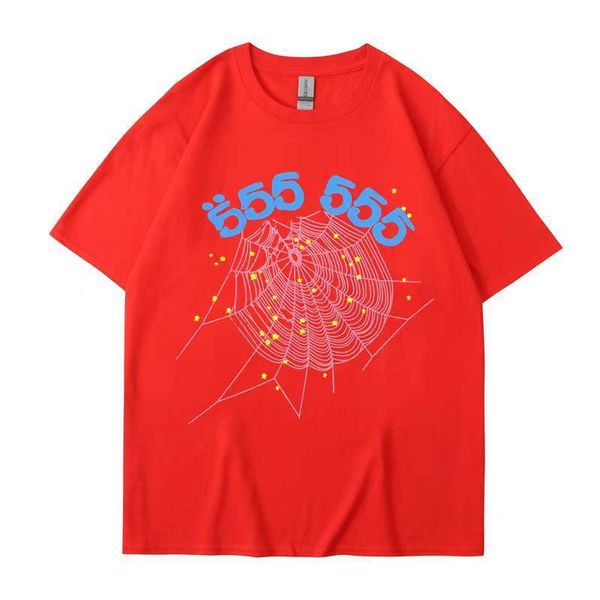 

24 colors mens t shirt sp5der 555 designer shirts 3d printing hip-hop short-sleeved tshirt men women sweatshirt loose oversize cotton tee, White;black