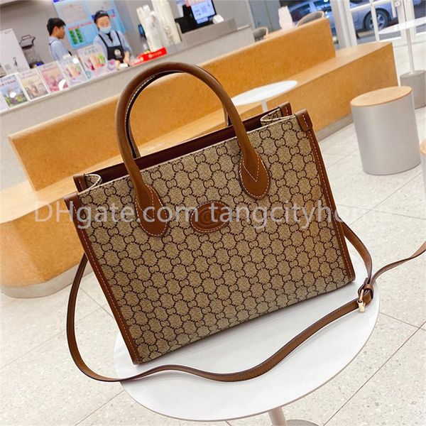 

luxury large capacity tote bag designer classic simple square handbag new european and american shoulder messenger bag three-dimensional bri