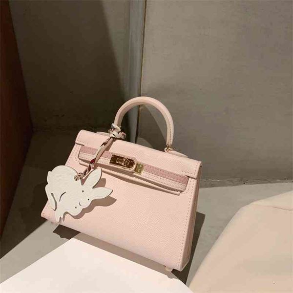 

evening bags handbags herme women designer luxurys female small advanced texture pink earth rabbit portable ke1ly xia xiaozhong single shoul