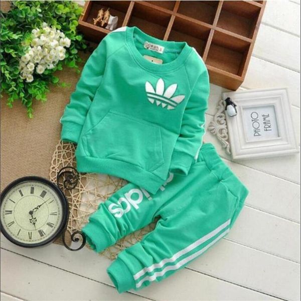 

baby boys and girls suit brand tracksuits 2 kids clothing set sell fashion spring autumn children's dresses long sleeve 0312q, White