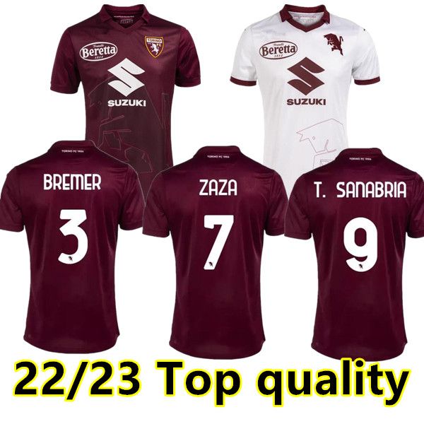 

2022 2023 torino maglia da calcio turin soccer jerseys 22 23 izzo belotti falque nkoulou maillot de football shirt, Black;yellow