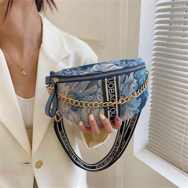 

65% off online factory clearance super low contrast dumpling fashion broadband simple chain waist single shoulder bag