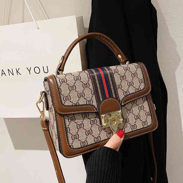 

70% off factory store online 2022 new bag women's fashion old flower small square bag ins versatile foreign style women's broadban