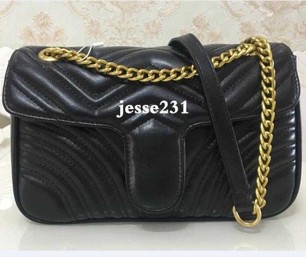 

12 colors women shoulder bags gold and silver chain bag crossbody pu