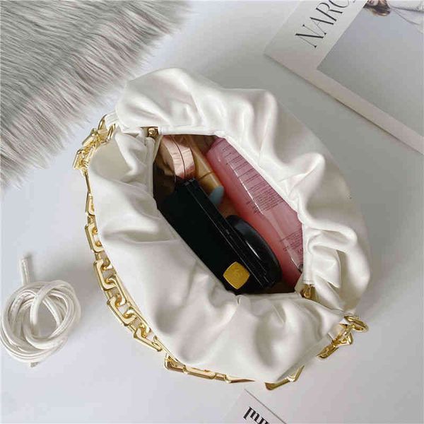 

bags evening classic venetassss bag bottegasssss designer women ck chain pleated cloud fashion small bag armpit versatile temperament