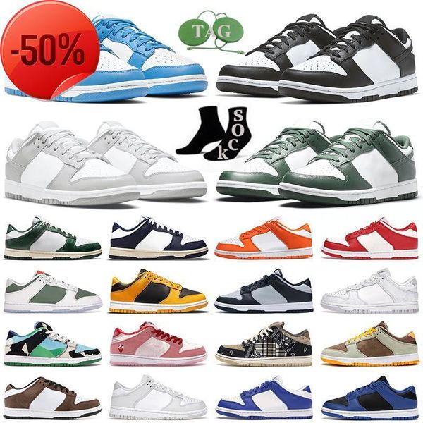 

lower price designer sneakers men women casual shoes panda unc grey fog mens womens outdoor sports trainers walking jogging, Black