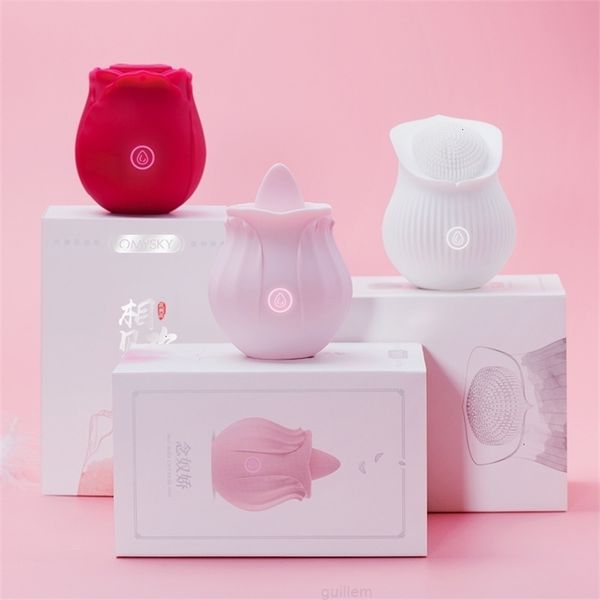 

toy massager rose sucking vibrators nipple sucker oral clitoris stimulation powerful