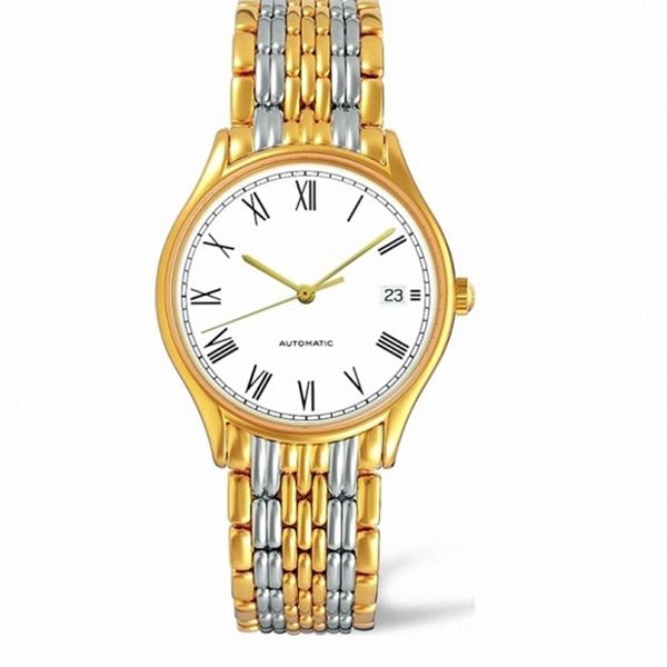 

mens watch steel band automatic mechanical 00 2 20 20 5 051 05 0, Slivery;brown