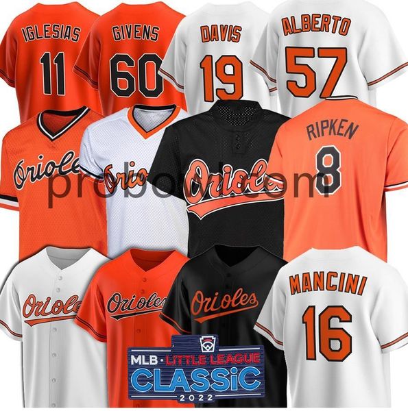 

orioles 2022 little league classic trey mancini jersey 31 cedric mullins chris davis cal ripken jr. jonathan villar hanser alberto jose, Blue;black