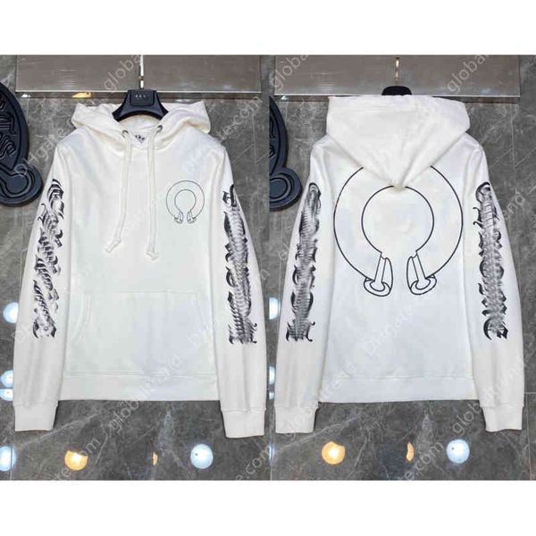 

trendy brand mens fashion ch sweatshirts zipper hoodies classic de, Black