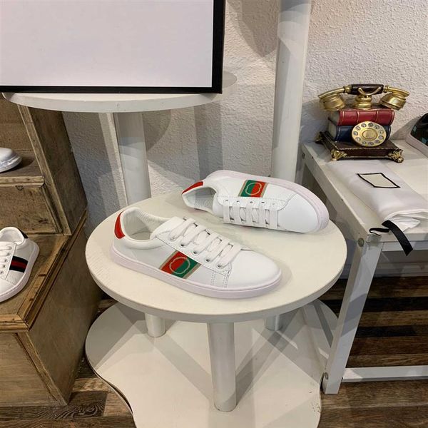 

luxury kids sneakers autumn sports shoes 2021ss double g designer size 24-35290i, Black;red