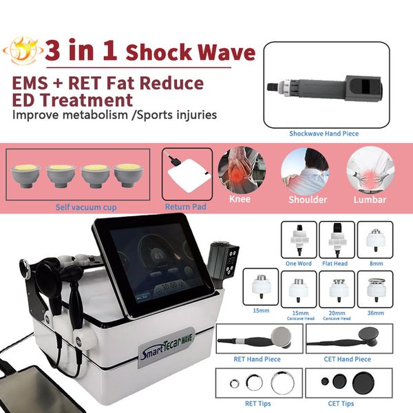 

other beauty equipment portable health shock wave for body pain relief sports rehabilitation tecar diathermy physiotherapy machine413