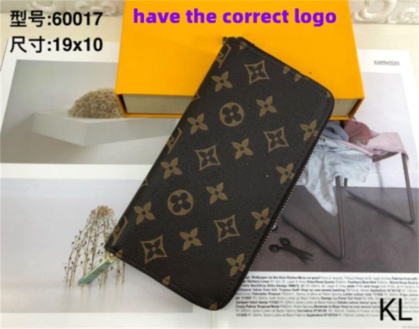

2022 fashion ladies holding leather wallets zipper purse designer, Red;black