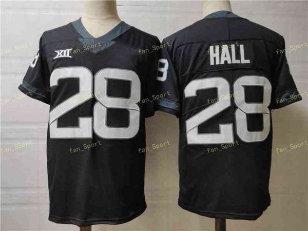 

iowa isu state cyclones college football jerseys 28 breece hall men stitched, Black