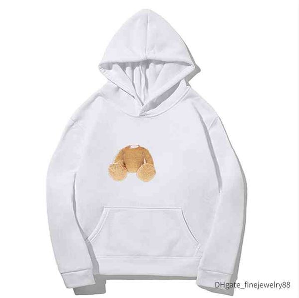 

men's hoodies sweatshirts mens women designers hoodie winter man palmes long sleeve men s womens bear s hooded angles clothing clothes1, Black