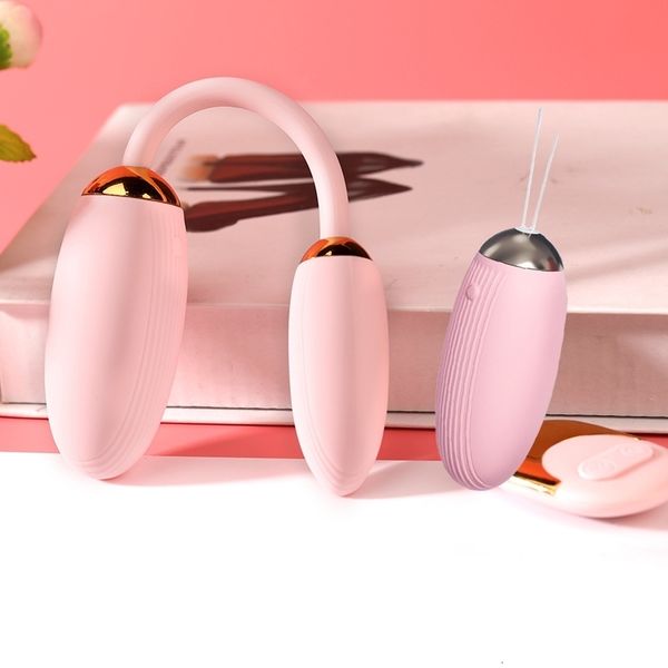 

toys massagers meilian double head remote control egg skipping wireless women's